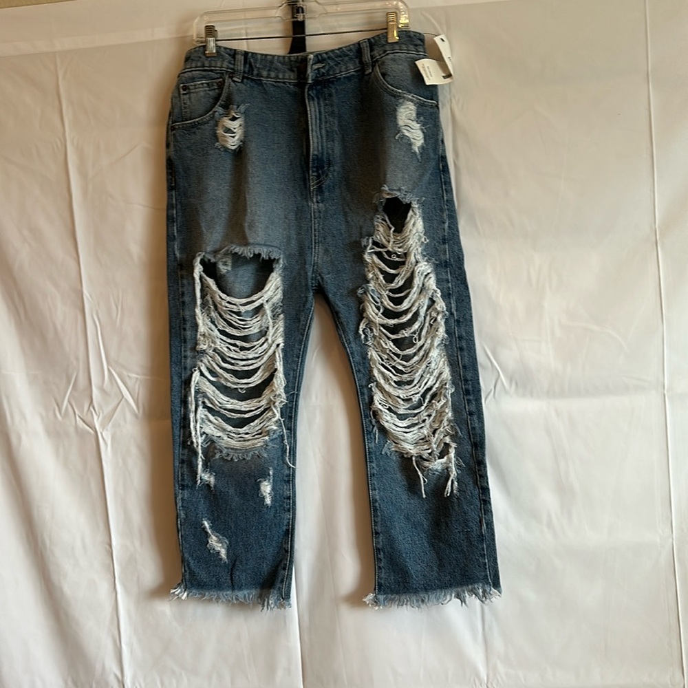 SER.O.YA. OMAR DROP BOYFRIEND JEAN. Size: 30.
